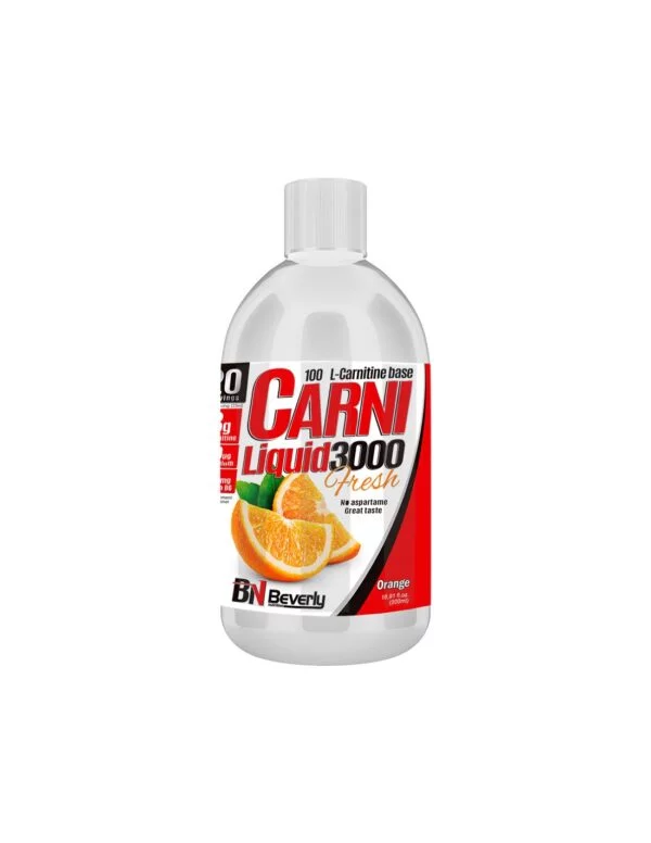 Carni Liquid 3000 Naranja. Carnitina sabor Naranja | 500 ml - Imagen 2