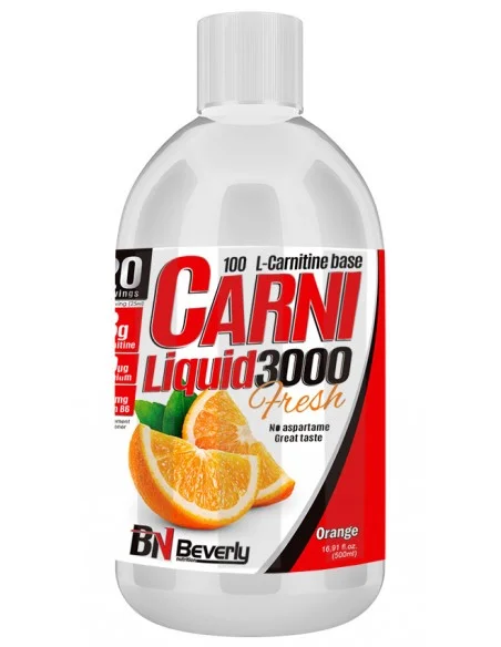 Carni Liquid 3000 Naranja. Carnitina sabor Naranja | 500 ml - Imagen 5
