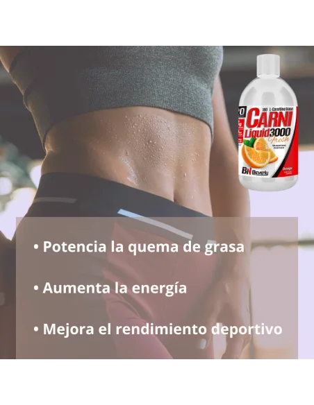 Carni Liquid 3000 Naranja. Carnitina sabor Naranja | 500 ml - Imagen 6
