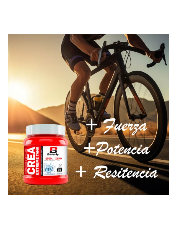 CREA EXTREME 100% Creatina Monohidrato | 500 gr - 100 tomas | Sin sabor | Masa Muscular, Fuerza | Vegan | Sin gluten - Imagen 6