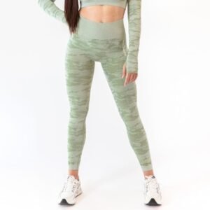 IMPERIA Seamless Legging Camuflaje con fruncido-Beverly
