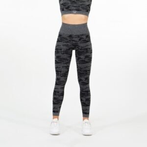 IMPERIA – Seamless Legging Camuflaje Gris-Beverly