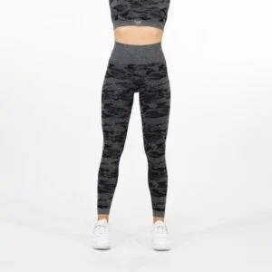 IMPERIA - Seamless Legging Camuflaje Gris-Beverly