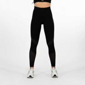 IMPERIA – Seamless Legging Negro Micro Técnico-Beverly