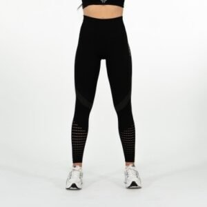IMPERIA – Seamless Legging Negro Micro Técnico-Beverly