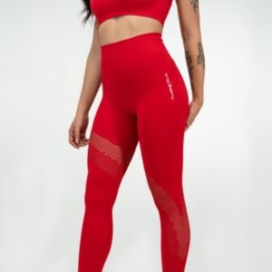IMPERIA – Seamless Legging Rojo Micro-Beverly