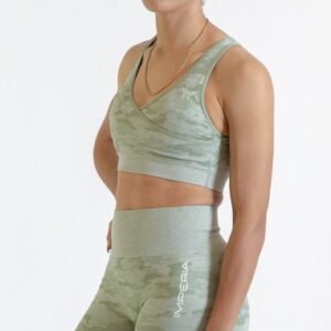 IMPERIA – Seamless Top Camuflaje Gris / Verde-Beverly