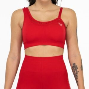 IMPERIA – Seamless Top Rojo Micro-Beverly