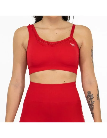 IMPERIA - Seamless Top Rojo Micro-Beverly - Imagen 2