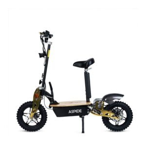 Patinete eléctrico 2000W con asiento y plataforma madera Aspide