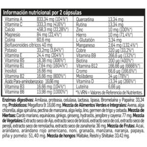 Vitaminas Super Vitamin Detox 60 cápsulas vegetales-Beverly