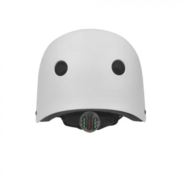 Casco Blanco mate con Luz de SeguridadZWHEEL