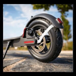 Soporte Guardabarros trasero Blanco para patinete eléctrico XiaomiZWHEEL