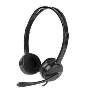 Auriculares natec canary con microfono negros Natec