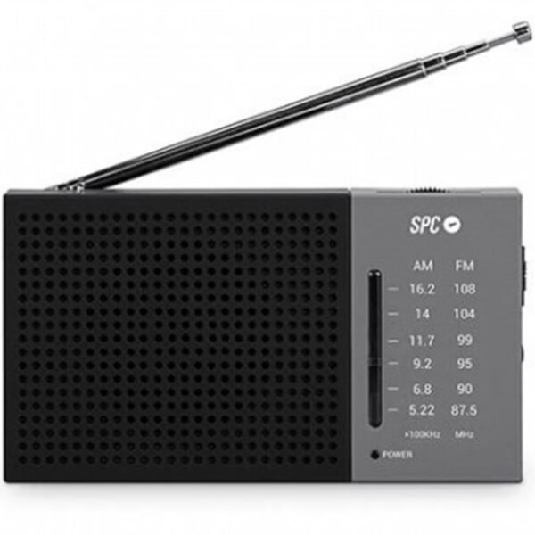 Radio fm spc jetty lite radio fm -  am -  control volumen -  antena telescopica -  in 3.5mm Spc