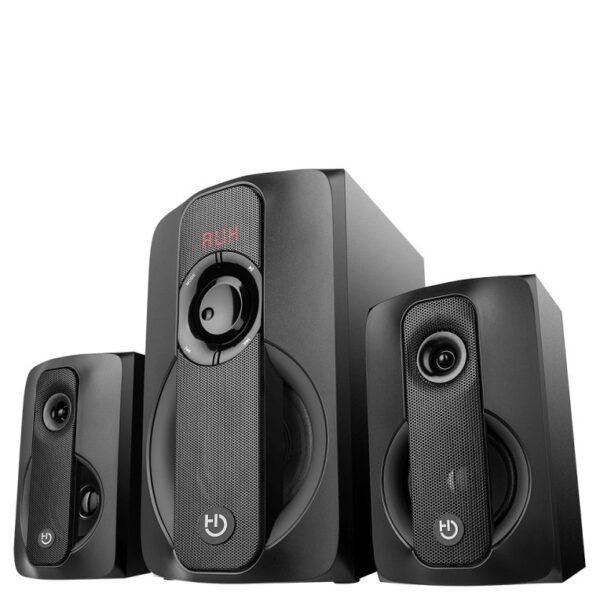 Altavoces hiditec 2.1 multimedia h400 dark edition 80w bluetooth usb sd radio Hiditec