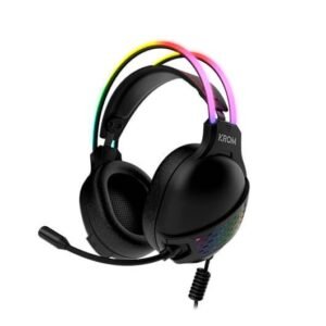 Auriculares micro krom klaim diadema -  usb 2xjack 3.5mm -  rgb Krom