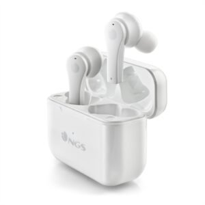 Auriculares inalambricos ngs artica bloom white bluetooth 5.1 + estuche de carga - blanco Ngs