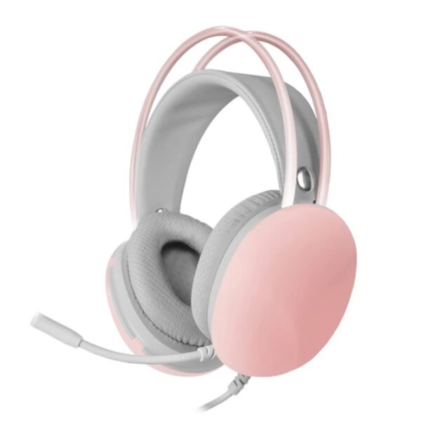Auriculares mars gaming mh - glow jack 3.5mm rgb rosas Mars gaming