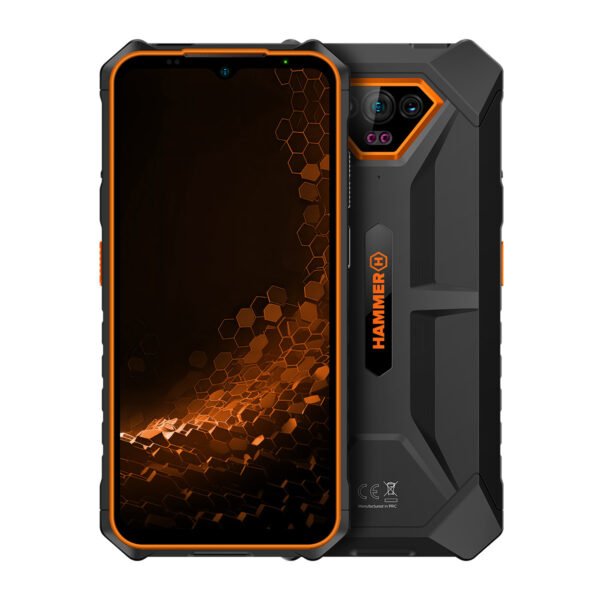 Smartphones Telefono movil smartphone rugerizado hammer iron v 6gb + 6gb + 64gb naranja Hammer