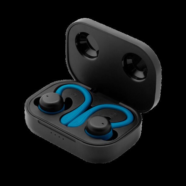 Auriculares deportivos phoenix spartan bluetooth 5.3 manos libres accesorios intercambiables detalles en azul Phoenix technologies