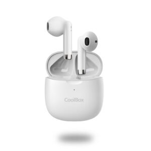 Auriculares coolbox tws - 01  manos libres blancos bluetooth Coolbox