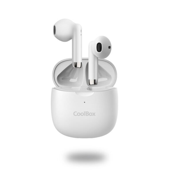 Auriculares coolbox tws - 01  manos libres blancos bluetooth Coolbox