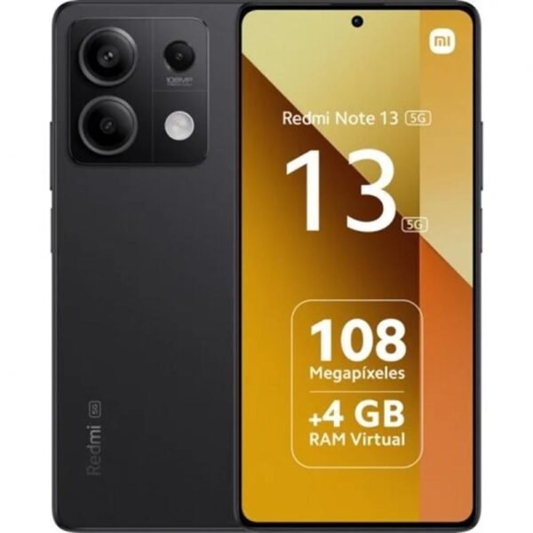 Smartphones Movil xiaomi redmi note 13 5g - 8gb - 256gb - 6.67pulgadas - negro Xiaomi