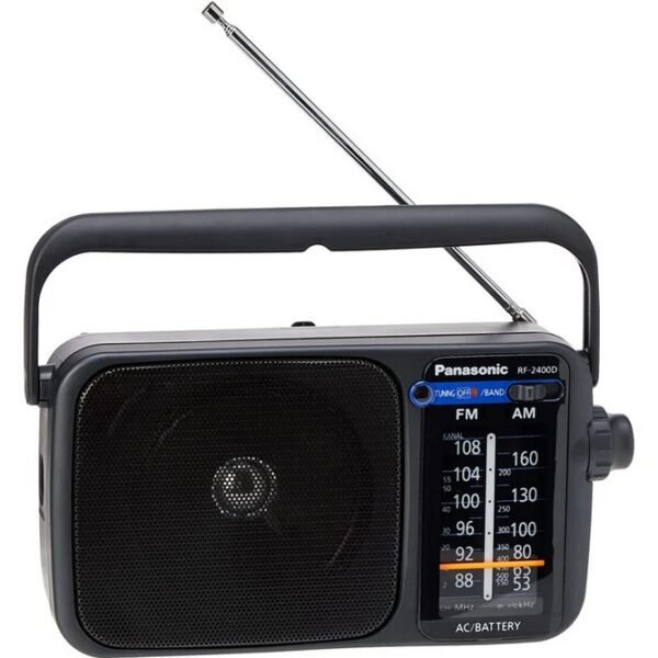 Radio panasonic rf - 2400deg - k altavoz entrada auriculares color negro Panasonic