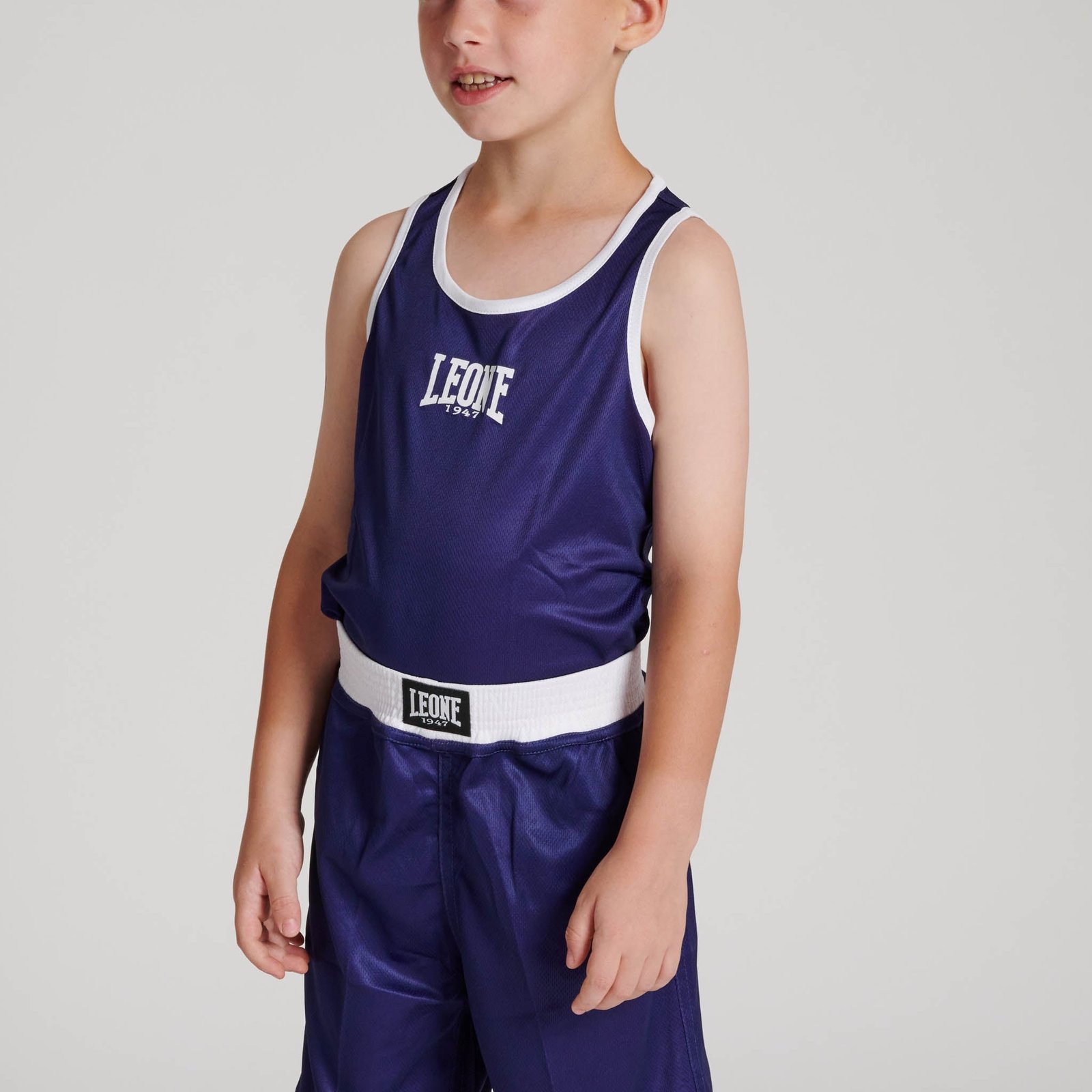 Camiseta boxeo INFANTIL DOUBLE FACE azul/rojo Leone 1947 imagen 5