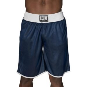 Pantalon boxeo DOUBLE FACE azul/rojo