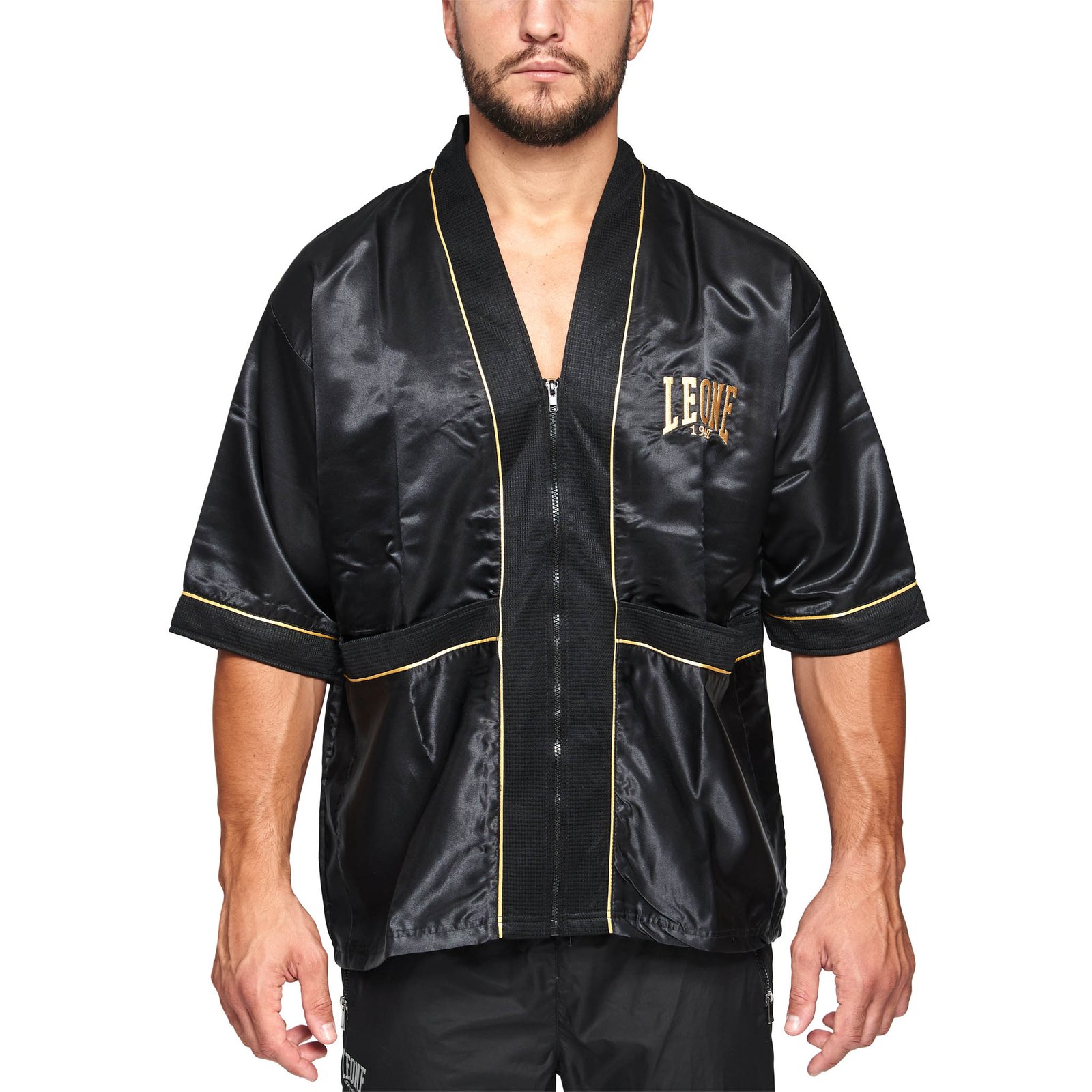 Chaqueta coach PREMIUM negro/L Leone 1947 imagen 1