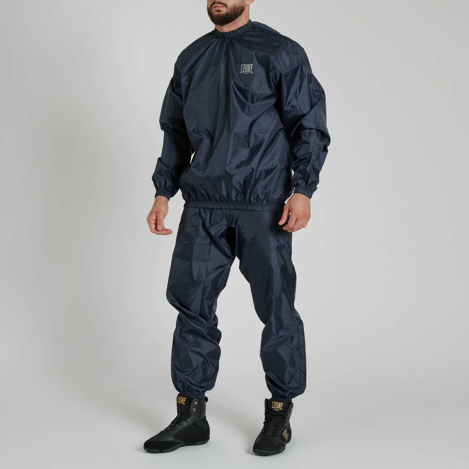 Traje completo de SAUNA azul L Leone 1947 imagen 1