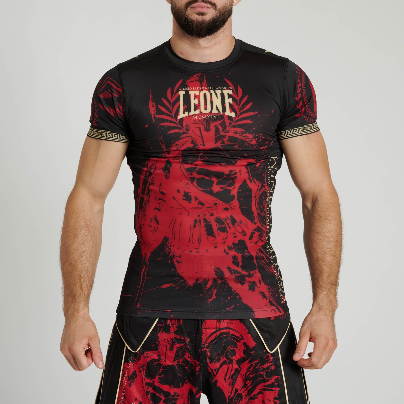 Rashguard manga corta LEGIONARIVS III Leone 1947 imagen 1