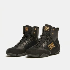 Bota de boxeo PREMIUM negro/036