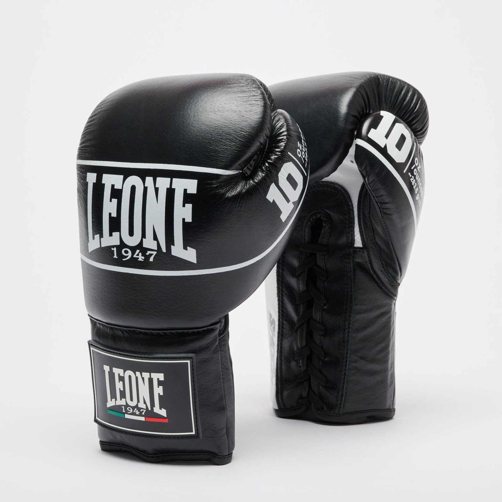 Guantes de Boxeo SHOCK PRO CUERDAS negro/08oz Leone 1947 imagen 1