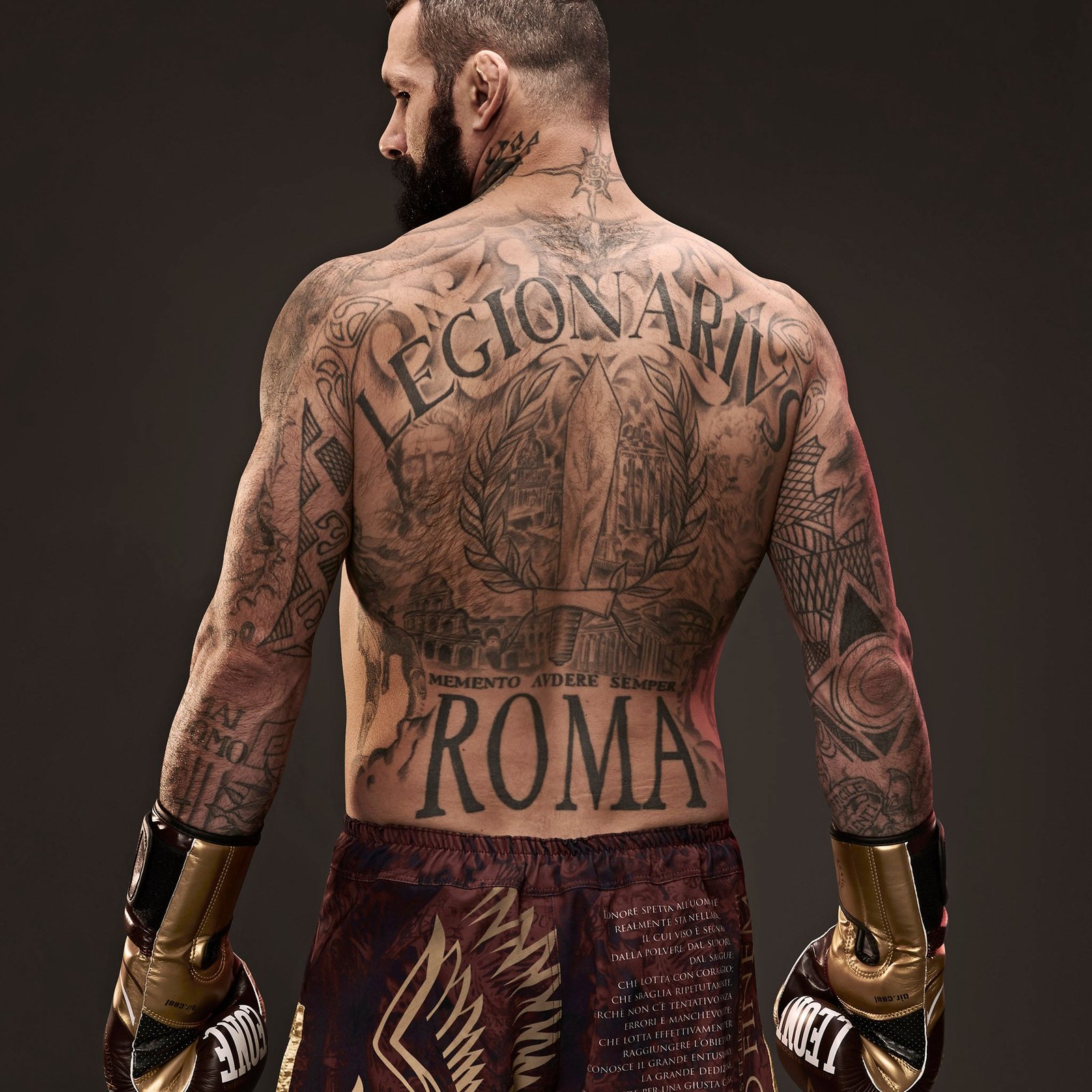 Guantes de Boxeo LEGIONARIVS bordeaux Leone 1947 imagen 3