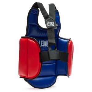 Peto muaythai infantil reversible azul/rojo