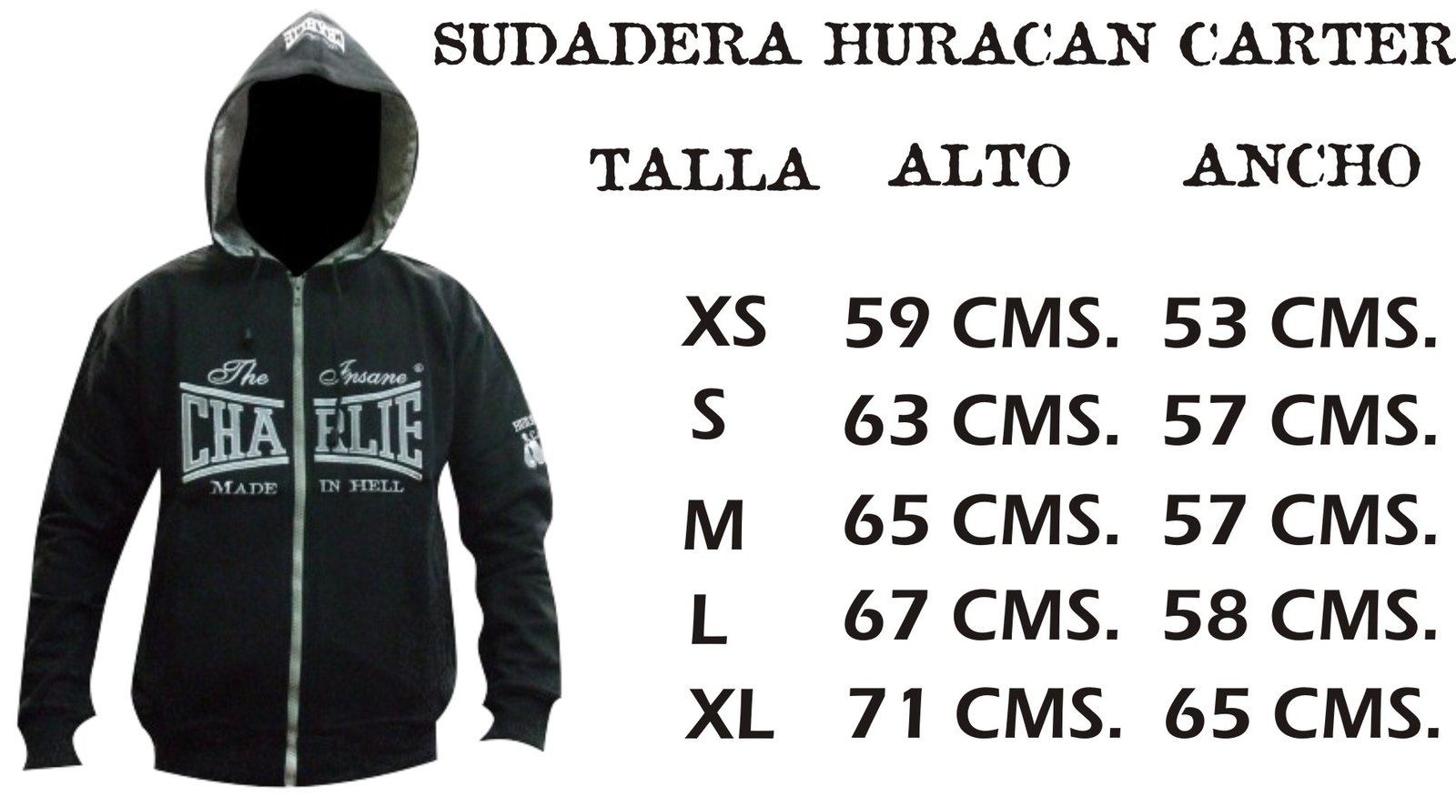 SUDADERA NEW HELL CITY - Imagen 2