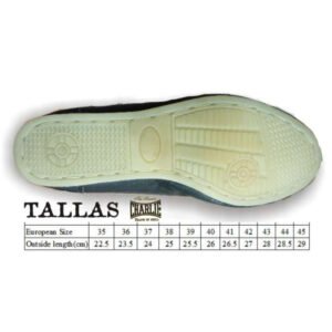 TALLAS Y MEDIDAS DEL CALZADO