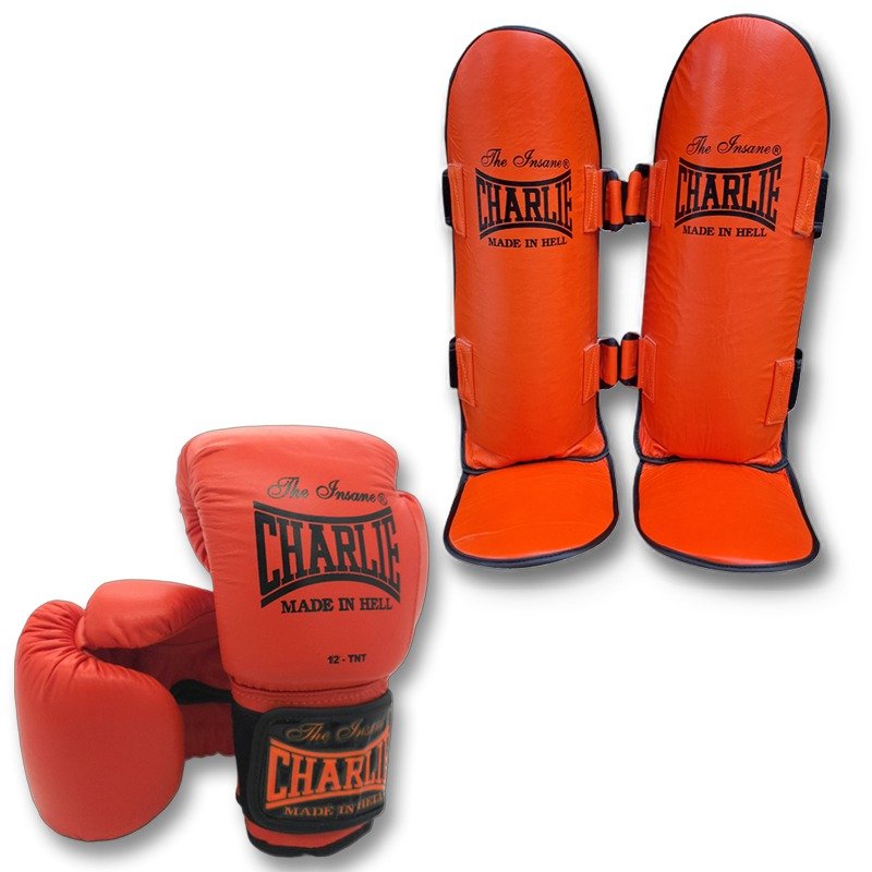 PACK M KICK ORANGE - Guantes de Boxeo - Homo.cat