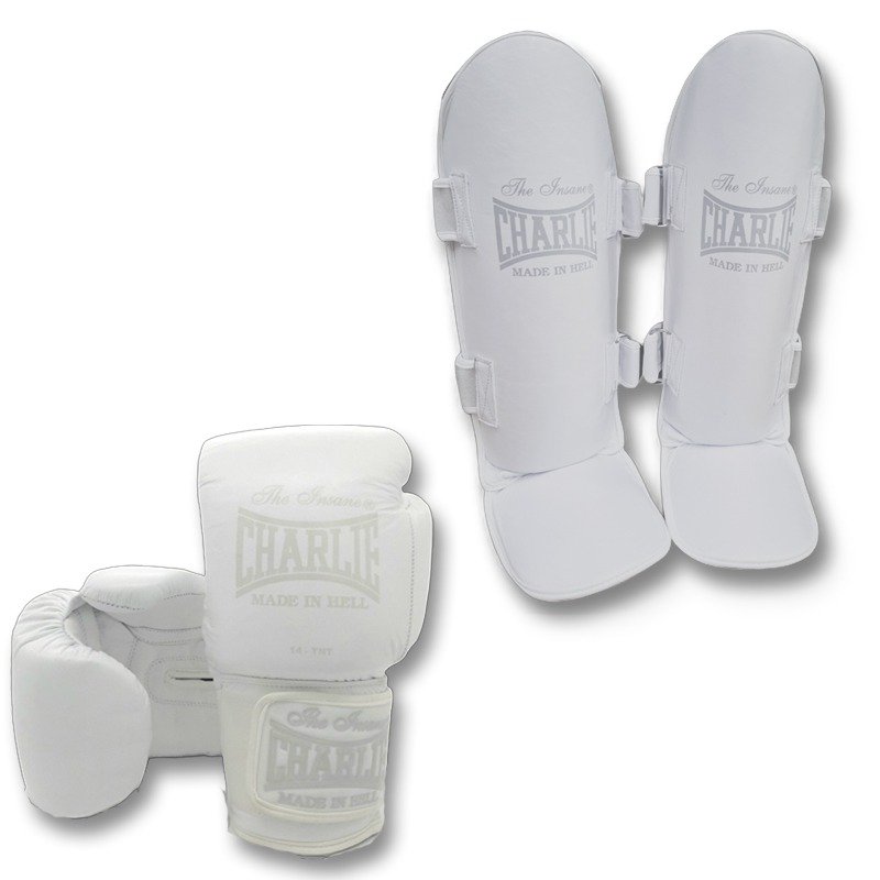 PACK M KICK BROKEN WHITE - Guantes de Boxeo - Homo.cat